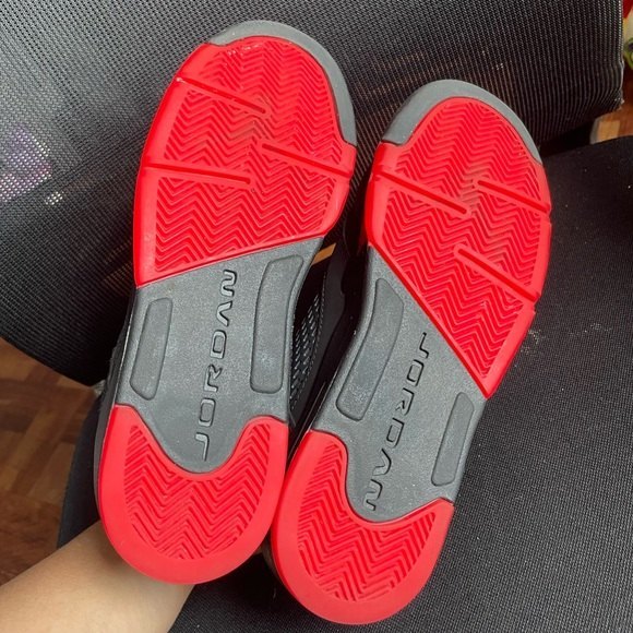 AIR JORDAN 5 RETRO LOW ALTERNATE 90 BLACK RED AUTHENTIC STREETWEAR SNEAKERS 6.5Y - Picture 6 of 8